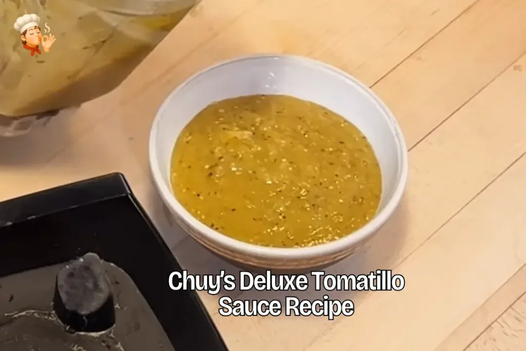 Chuys Deluxe Tomatillo Sauce Recipe