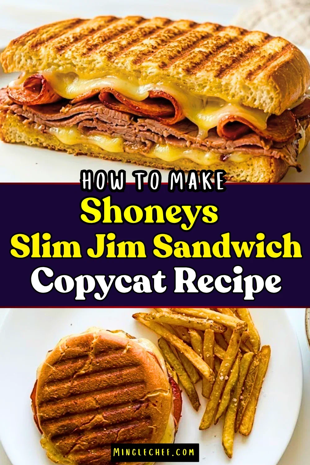 How To Make Shoneys Slim Jim Sandwich