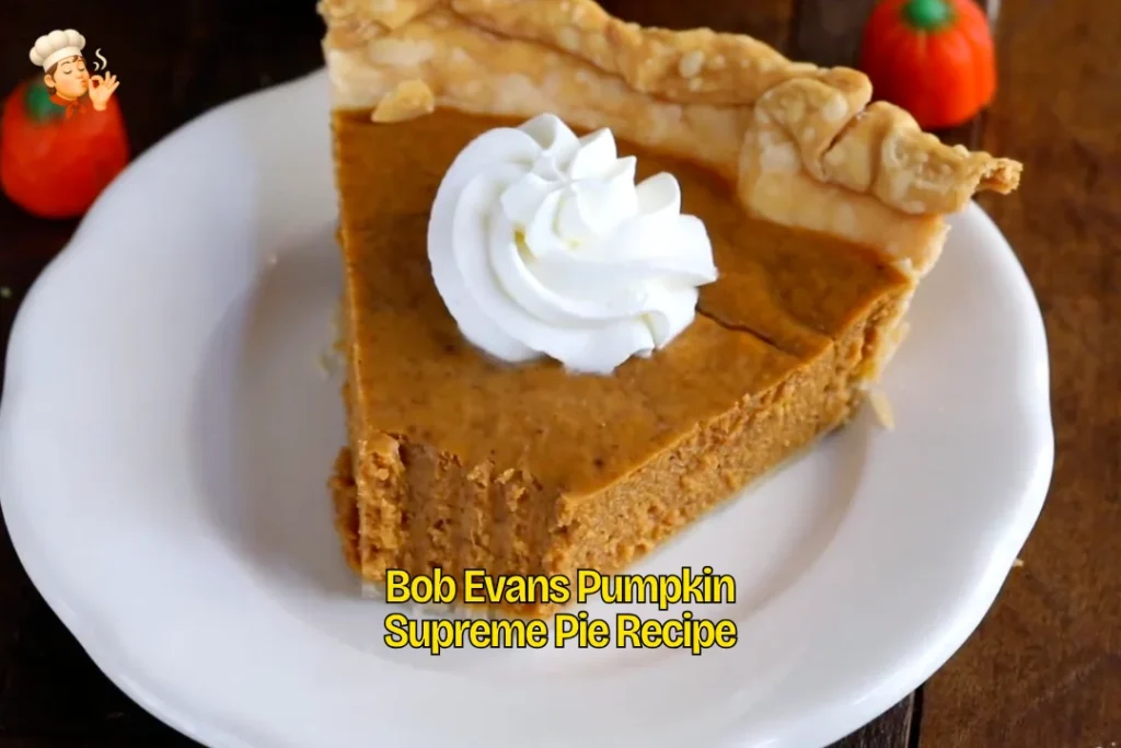 Bob Evans Pumpkin Supreme Pie Recipe